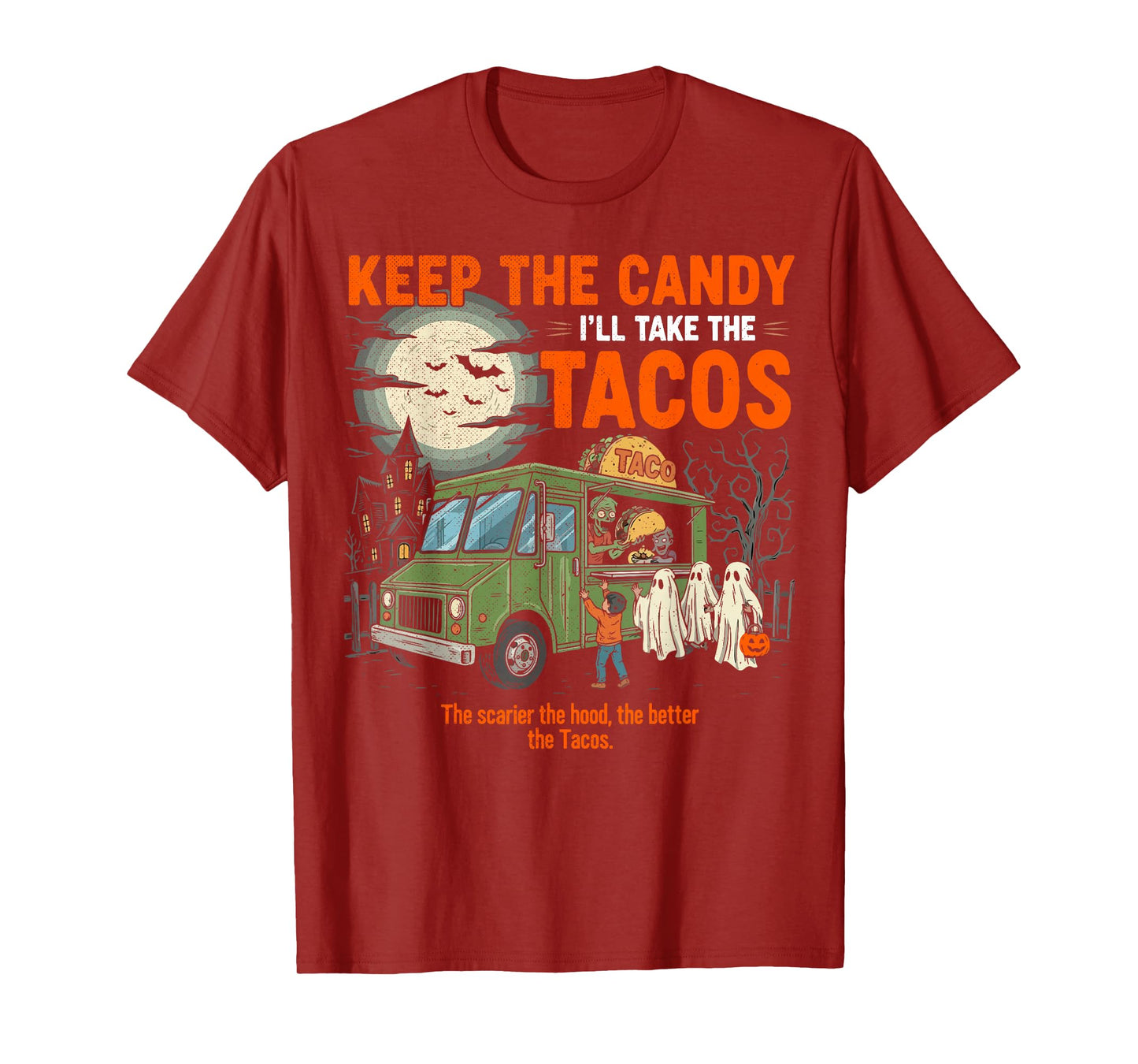 Keep The Candy I’ll Take The Tacos Funny Halloween T-Shirt