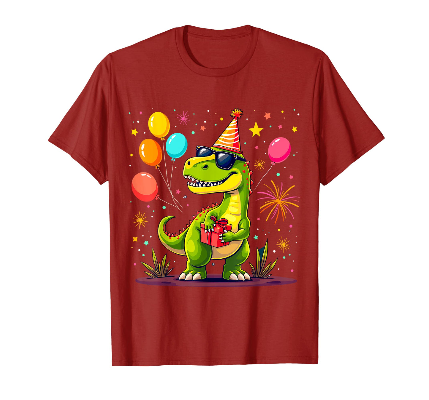 T-Rex Birthday Party Dinosaur T-Shirt