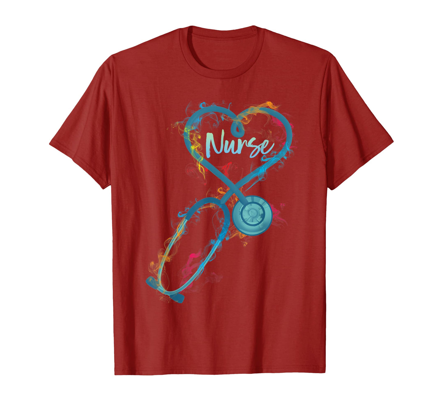 Nurse Stethoscope Heartbeat EKG Medical RN Gift T-Shirt