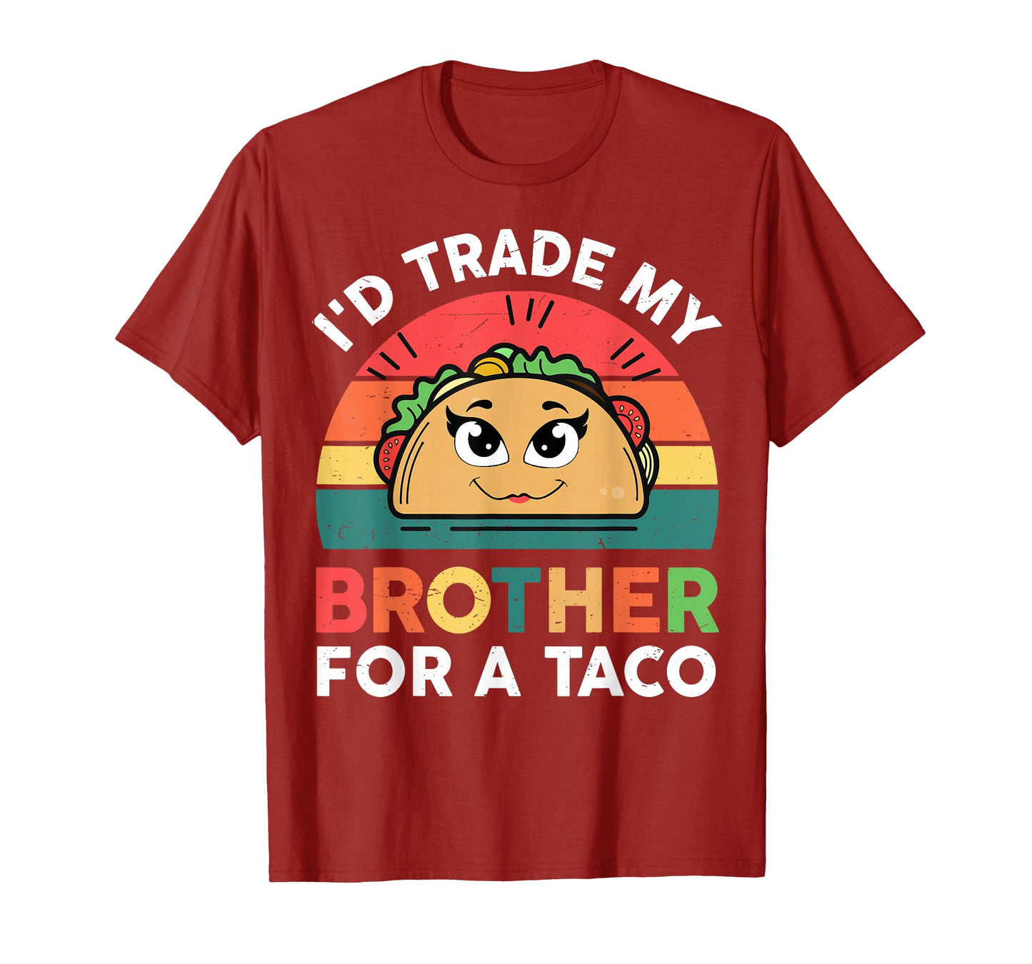 Trade Brother for Taco Cinco De Mayo Funny Mexican Girl Kids T-Shirt