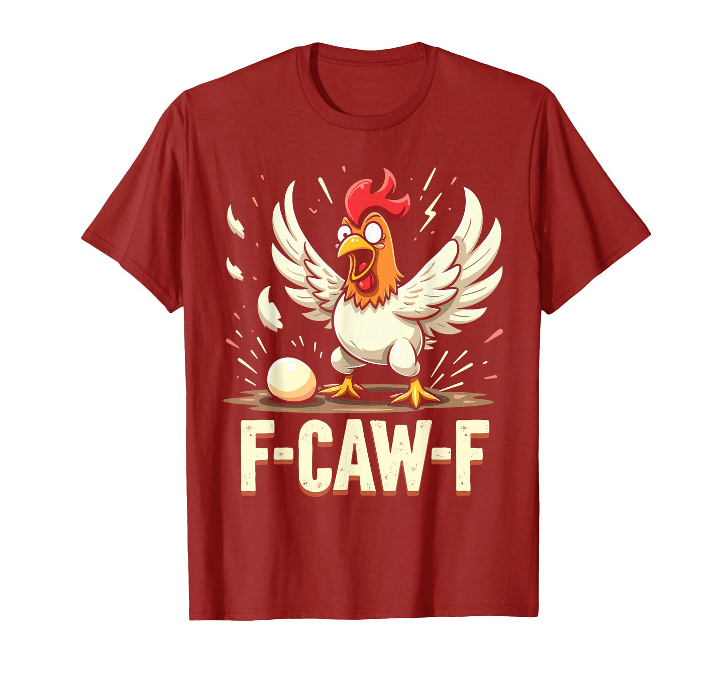 F-Caw-F Funny Chicken Raven Halloween Humor T-Shirt