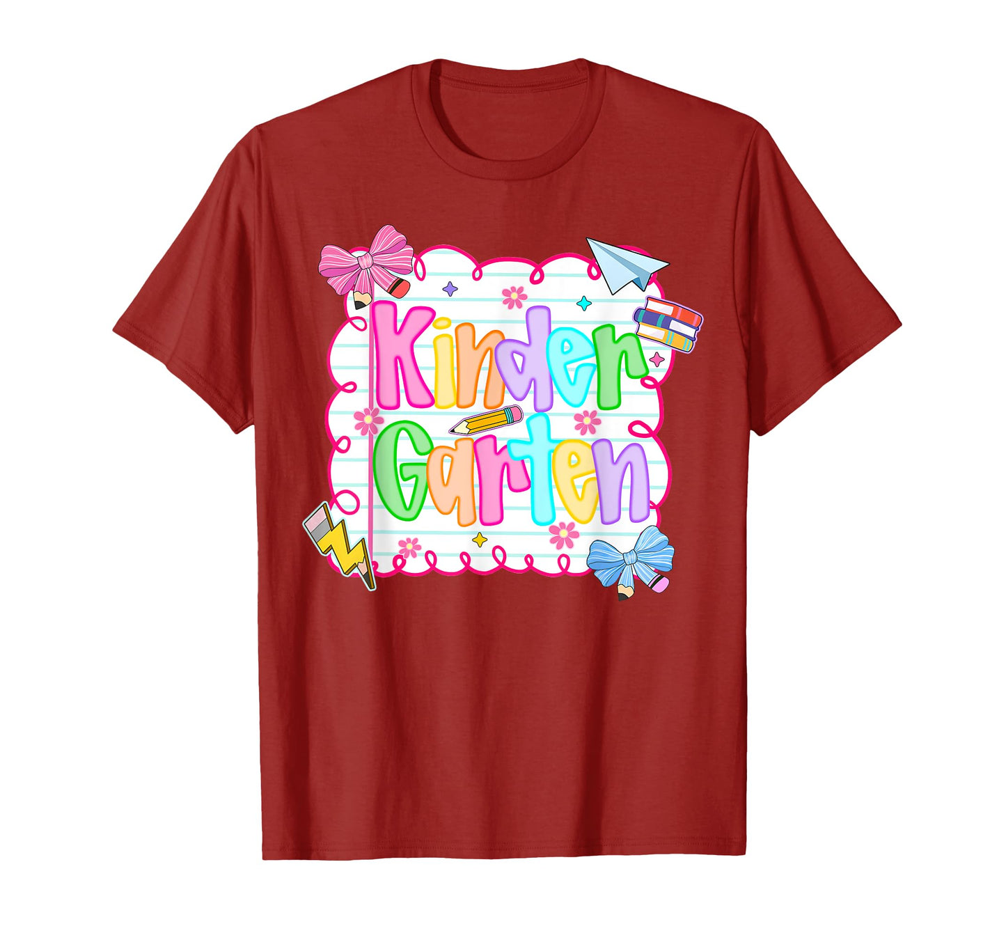 HUGvyn Back to School: Cute Kindergarten Preppy Teacher Girl T-Shirt