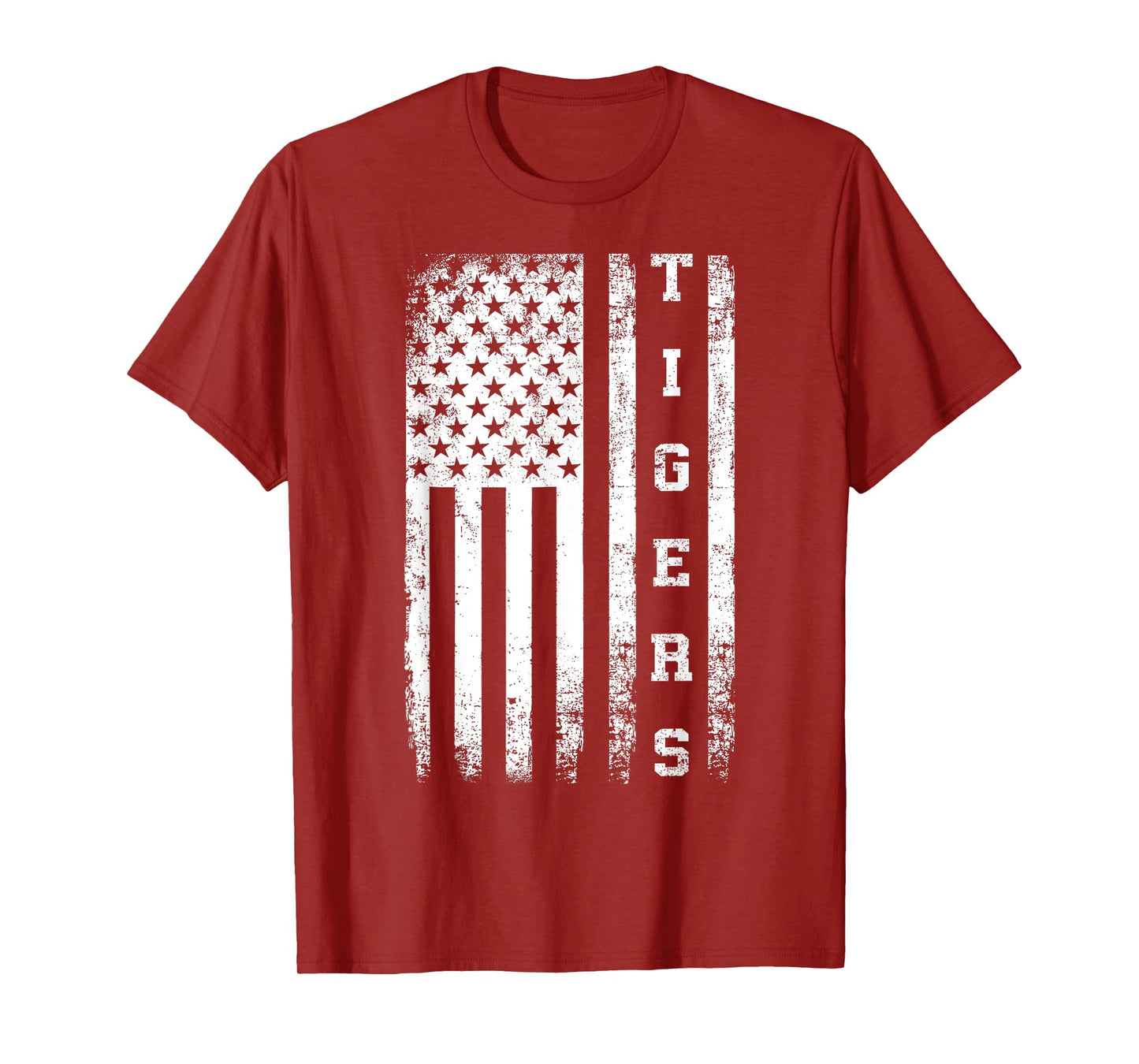 Tigers School Sports Fan Team Spirit Mascot Cute T-Shirt