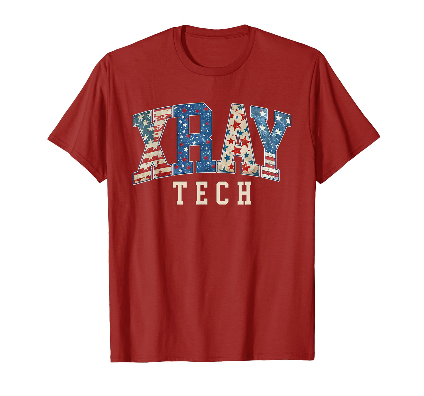 Vintage 4th of July Xray Tech Patriotic American Rad Tech T-Shirt