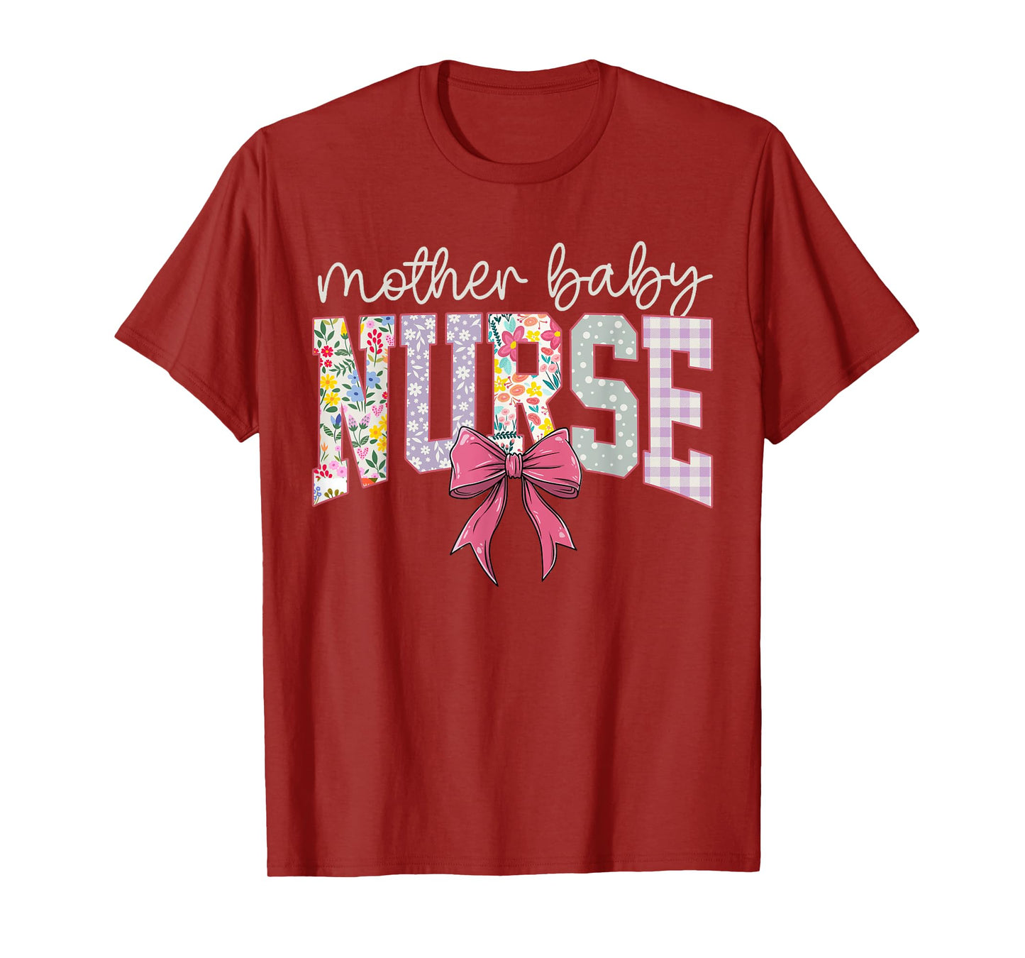 Nurse Coquette Bow Mother Baby Nurse for Mom Women T-Shirt