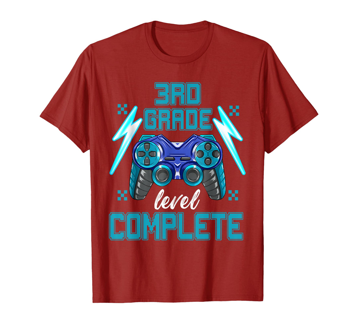 3rd Grade Level Complete Video Game Last Day Of School Boys T-Shirt