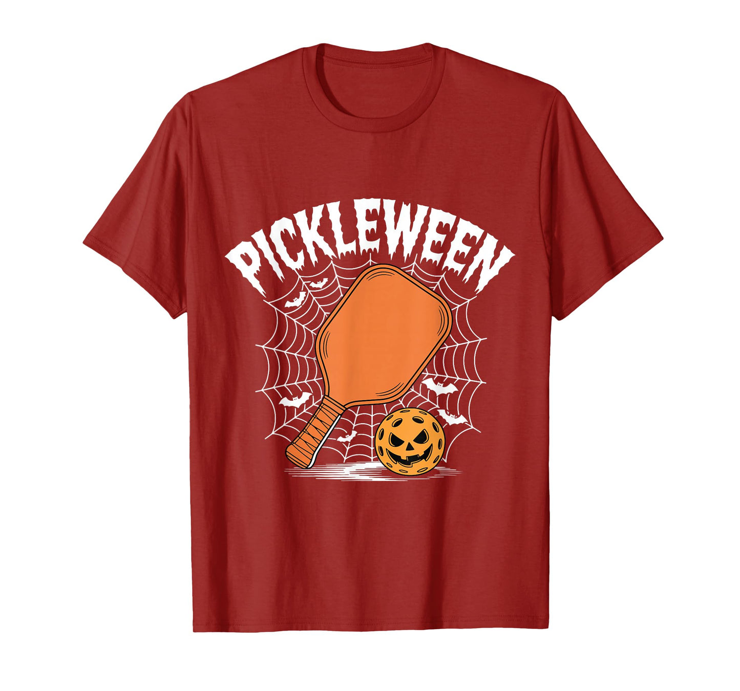 Pickleween Pickleball Halloween Funny Love Pickleball T-Shirt