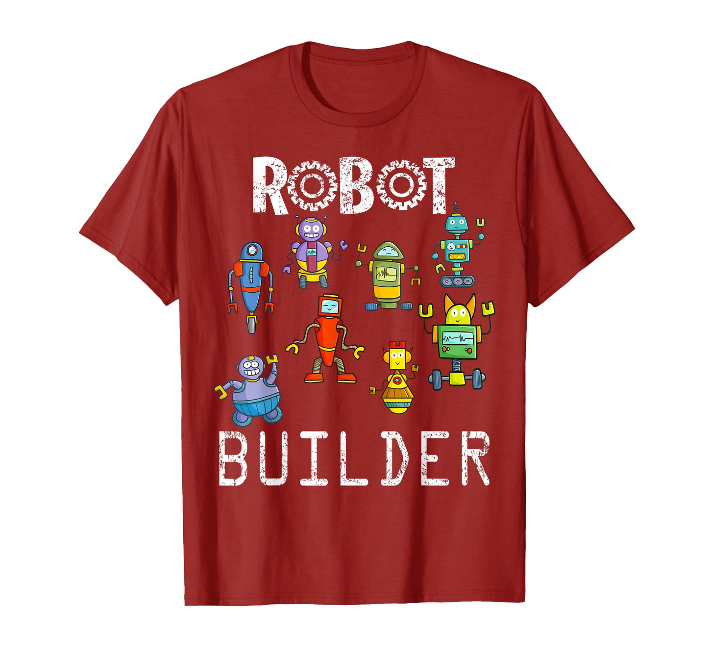 Robot Builder Robotics Engineer Funny Robot Engineering Kids T-Shirt