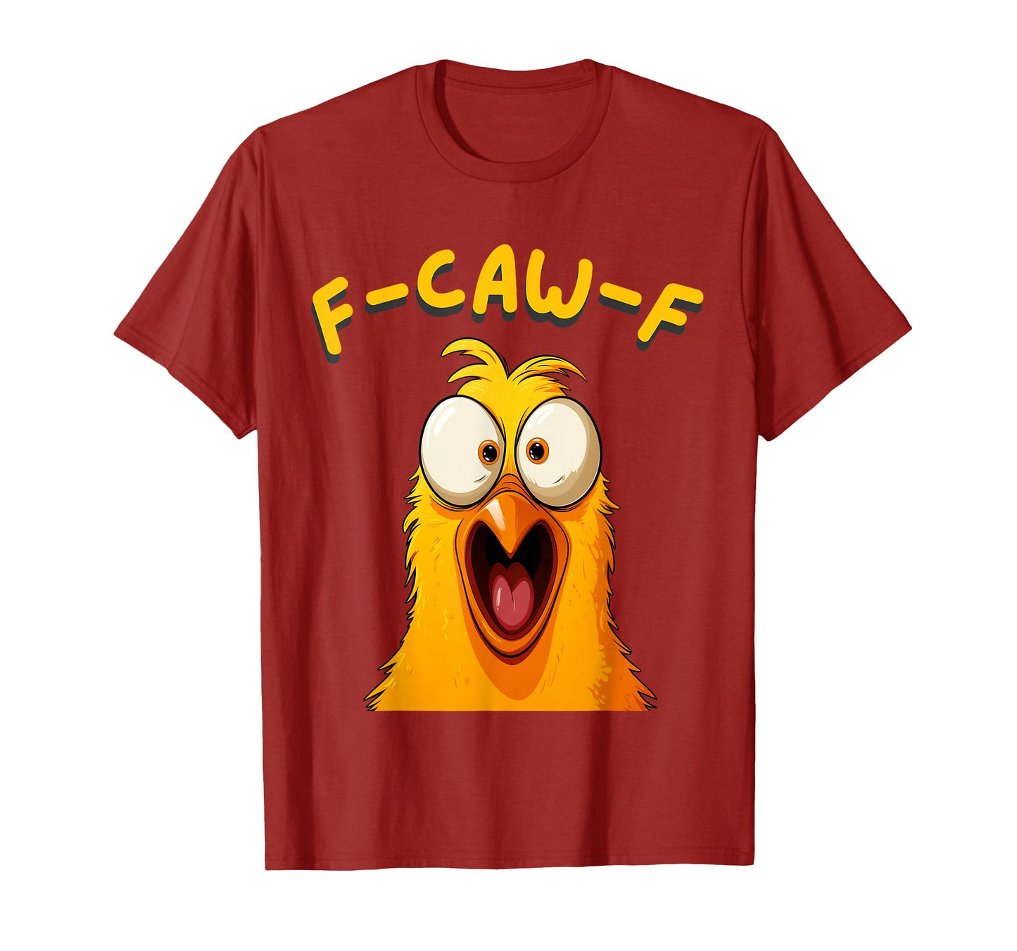 F-Caw-F Funny Rooster Chicken Farm FCAWF Animal Meme Men T-Shirt