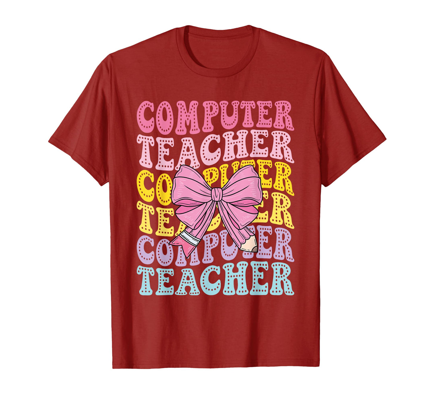 Computer Teacher Science IT Tech Technology Back To School T-Shirt