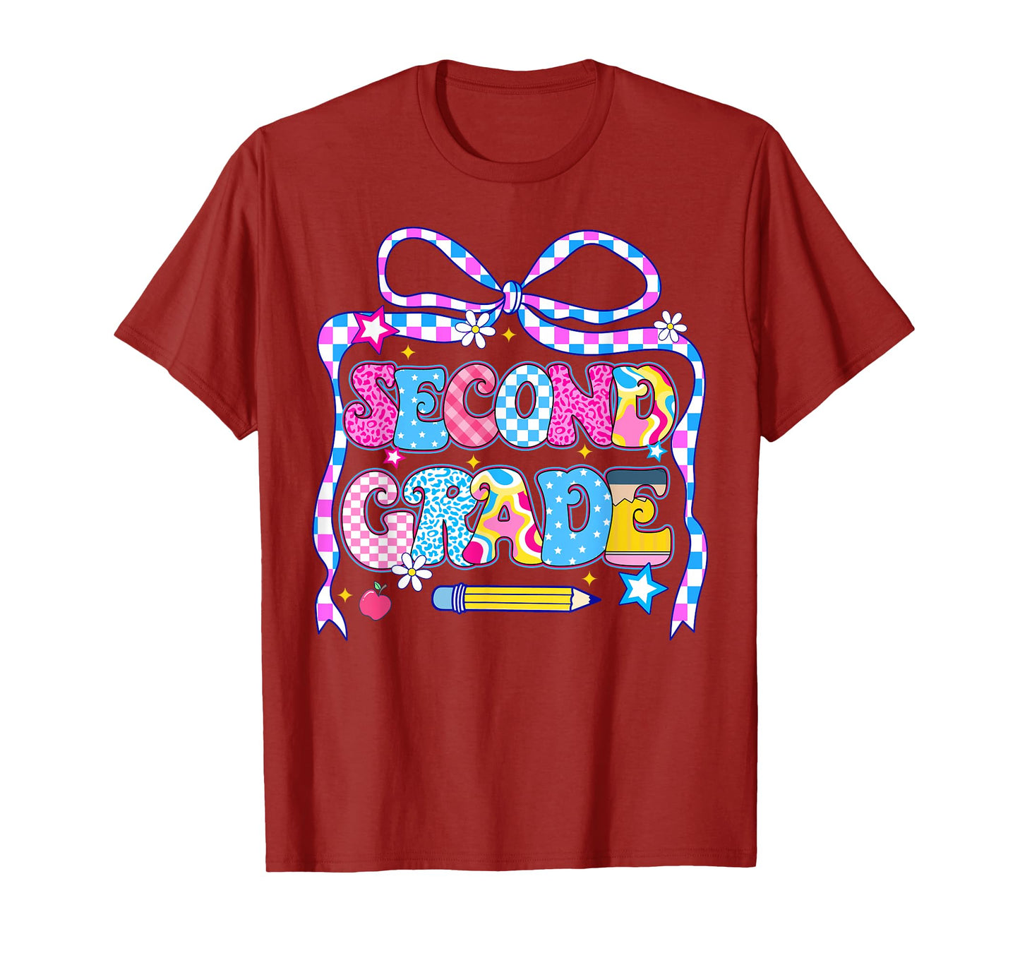 2nd Grade For Girls Boy Teacher Second Grade Back to School T-Shirt