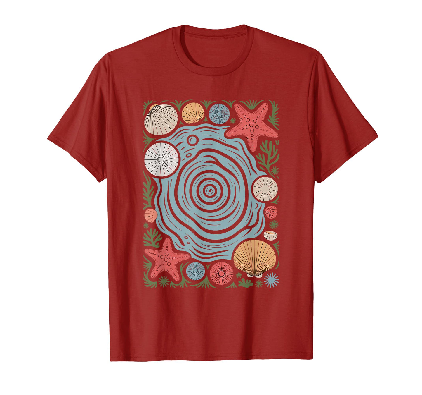 Ocean Academia Coastal Scholar Marine Science Nerd Vintage T-Shirt