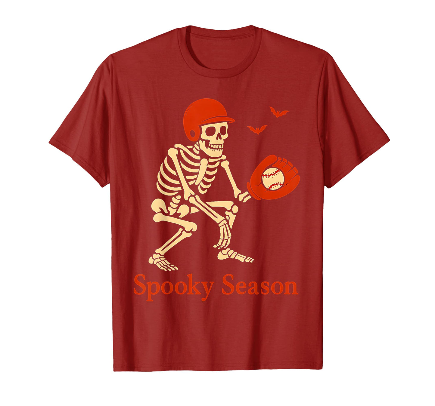 Skeleton Batter with Witch Broom Costume Vibes Basebal T-Shirt