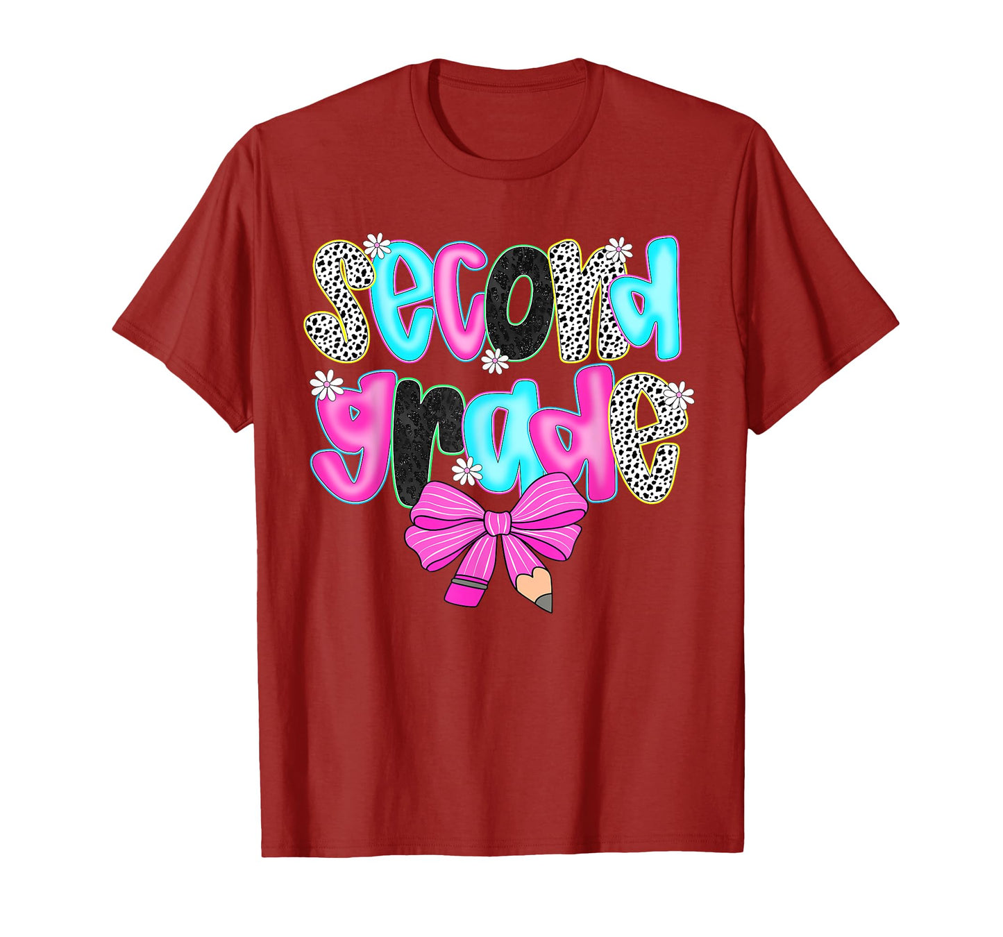 Second Grade Coquette Bow First Day Of School Back To School T-Shirt