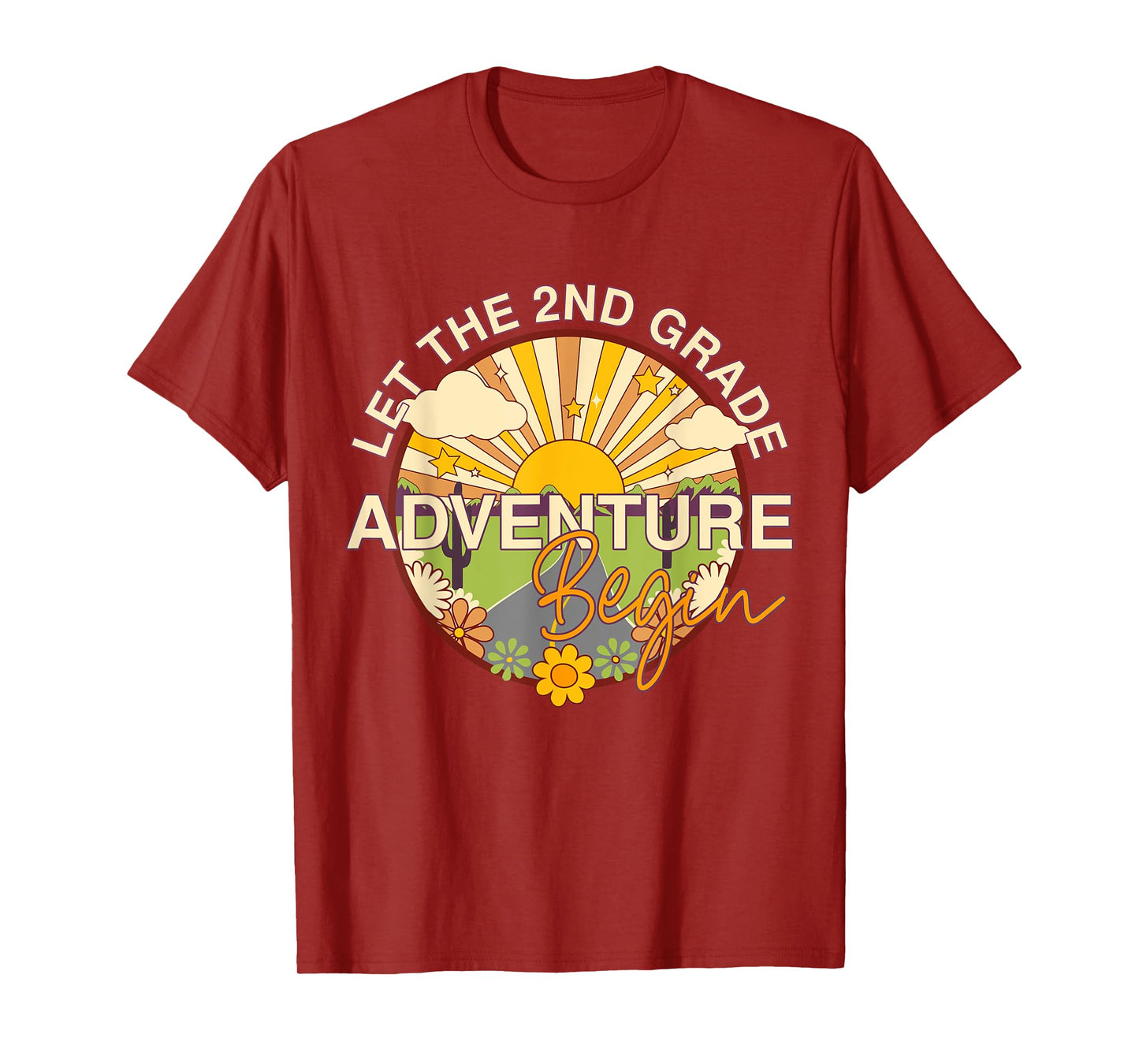 Let The 2nd Grade Adventure Begin Teacher Back to School T-Shirt