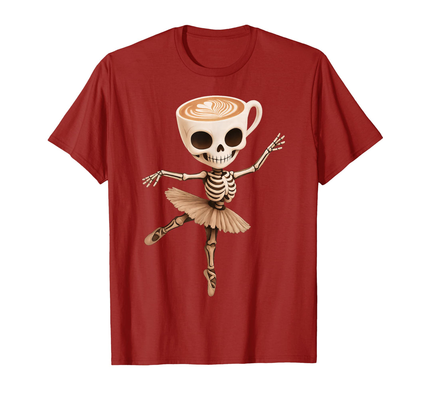 Ballerina Muertina Cappuccina Italian Brainrot Halloween T-Shirt