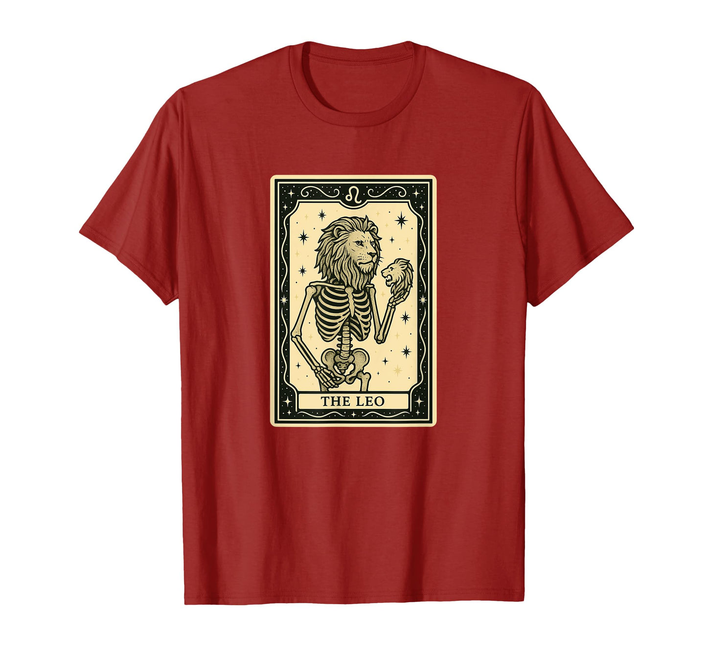 The Leo Tarot Card - Halloween Spooky Gothic Witchy T-Shirt