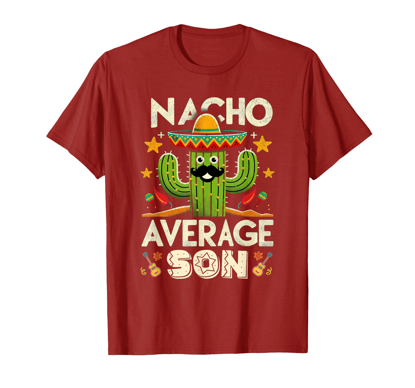 Cinco De Mayo Family Matching Shirts Nacho Average Son T-Shirt