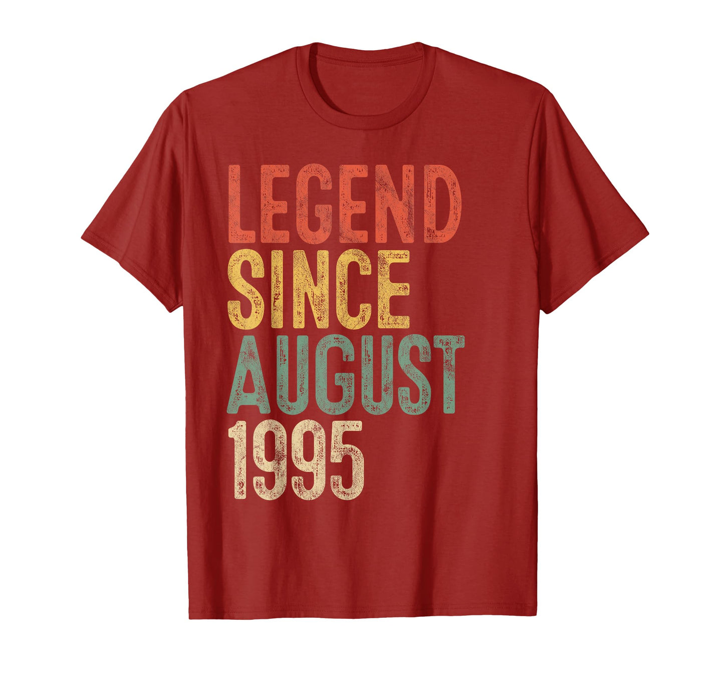 Legend 1995 30th Birthday Gifts for Men Women 30 Year Old T-Shirt
