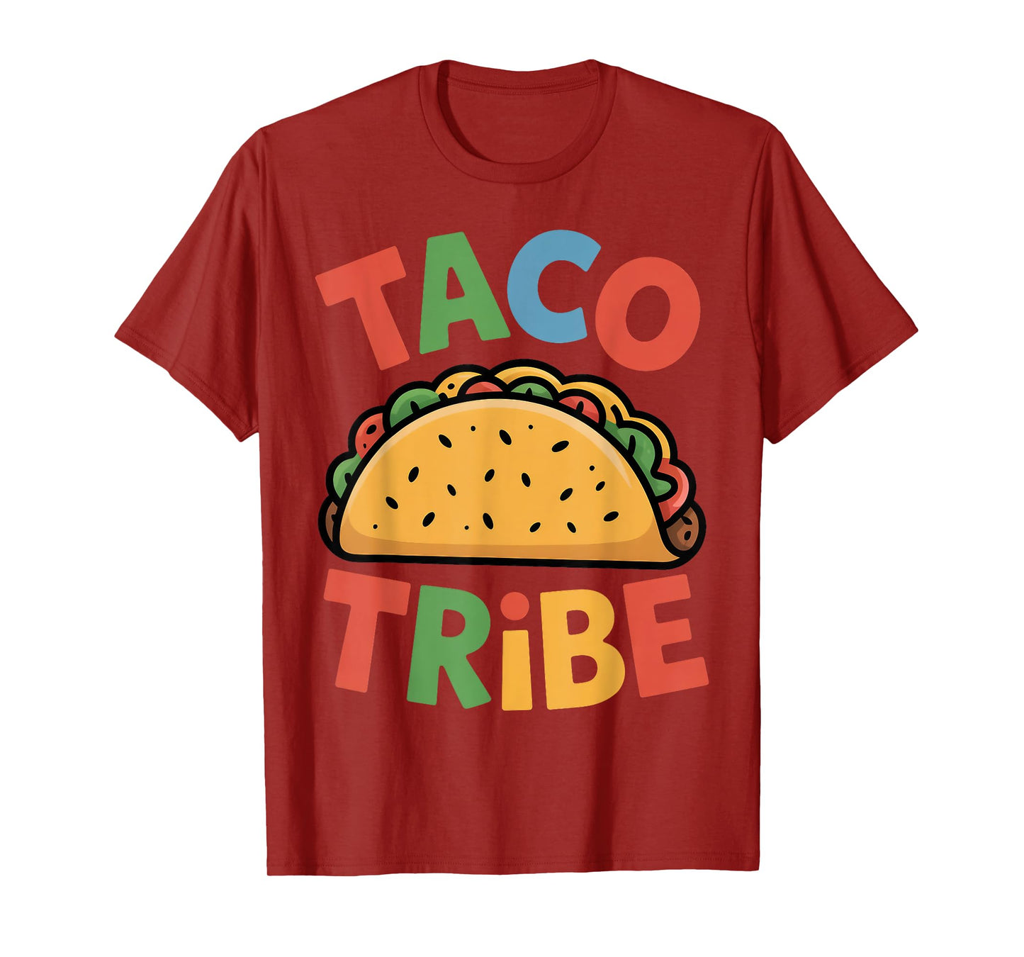 Taco Tribe Playful Cartoon Tacos T-Shirt