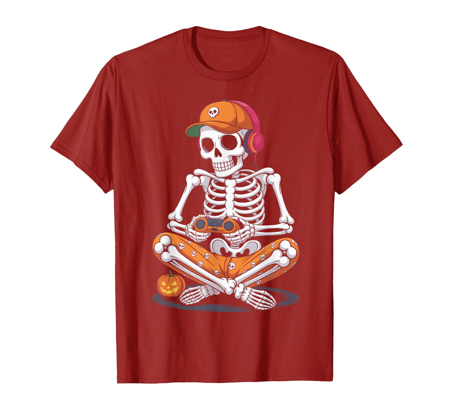 Gaming Skeleton Halloween Costume for Gamers T-Shirt