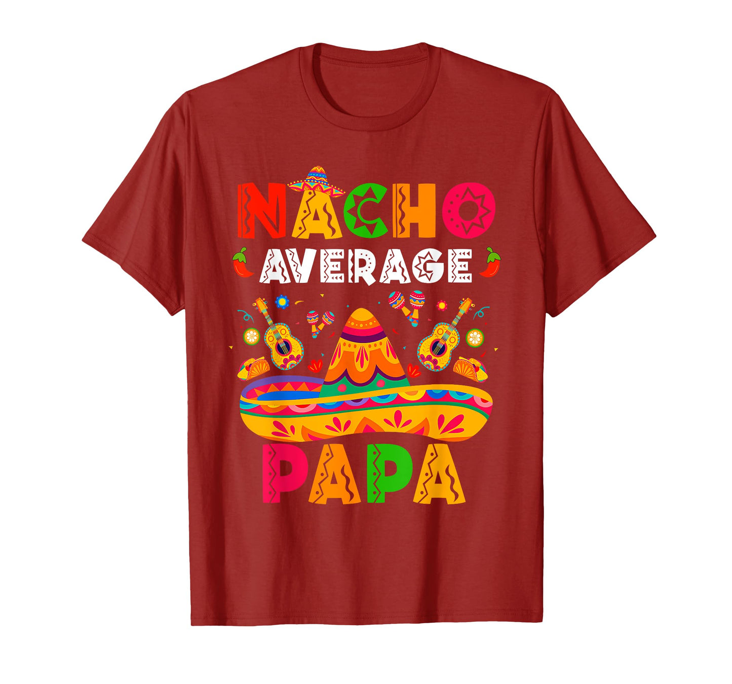 Nacho Average Papa Cinco De Mayo Mexican Matching Family T-Shirt