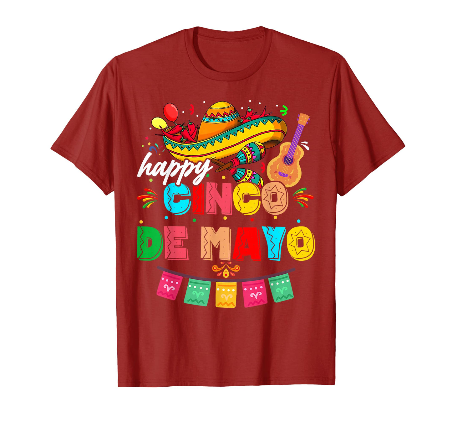 Happy 5 De Mayo Lets Fiesta Viva Mexico Cinco De Mayo Man T-Shirt
