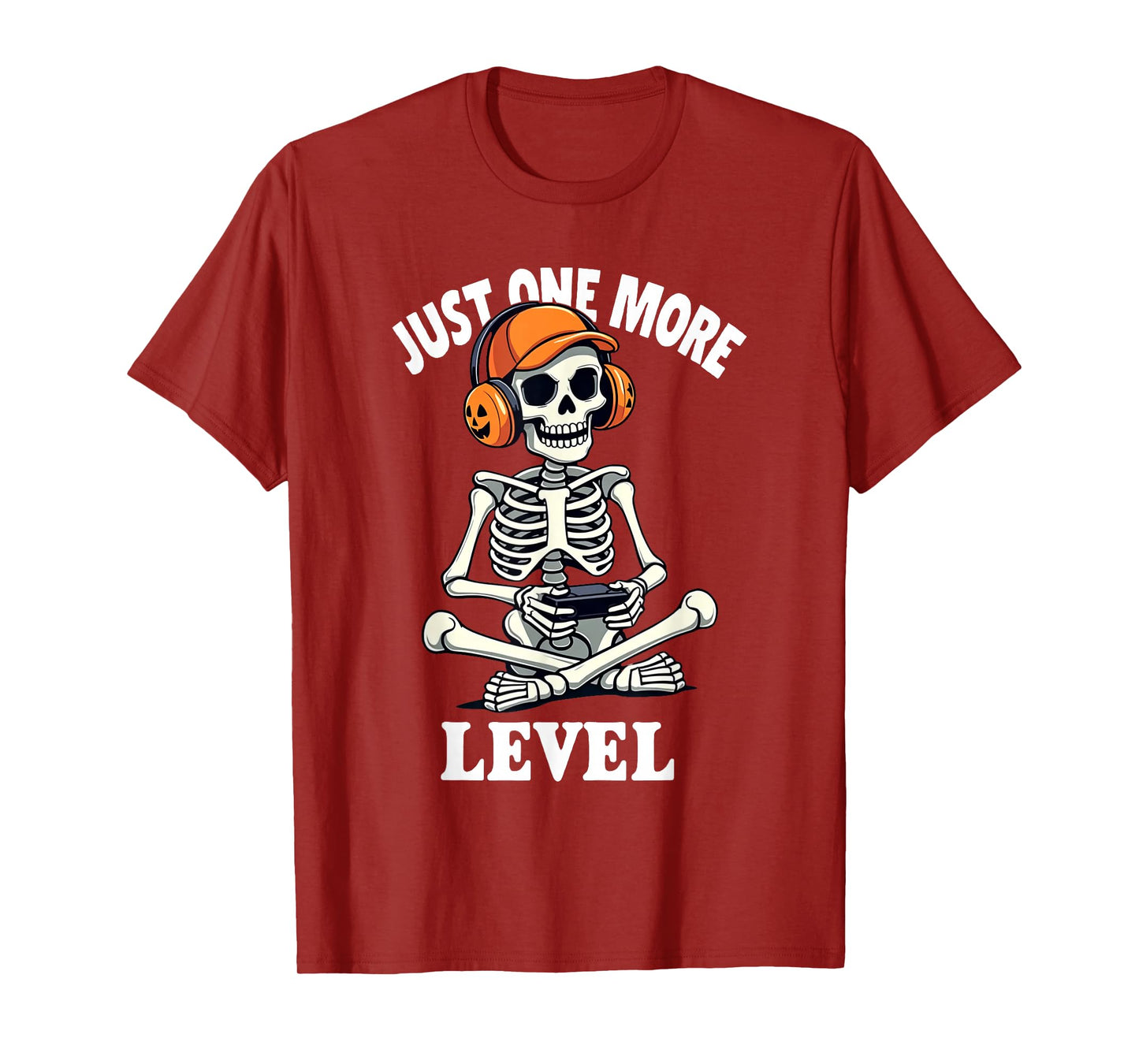 Funny Video Game Halloween Skeleton Gamer Costume Men Boys T-Shirt
