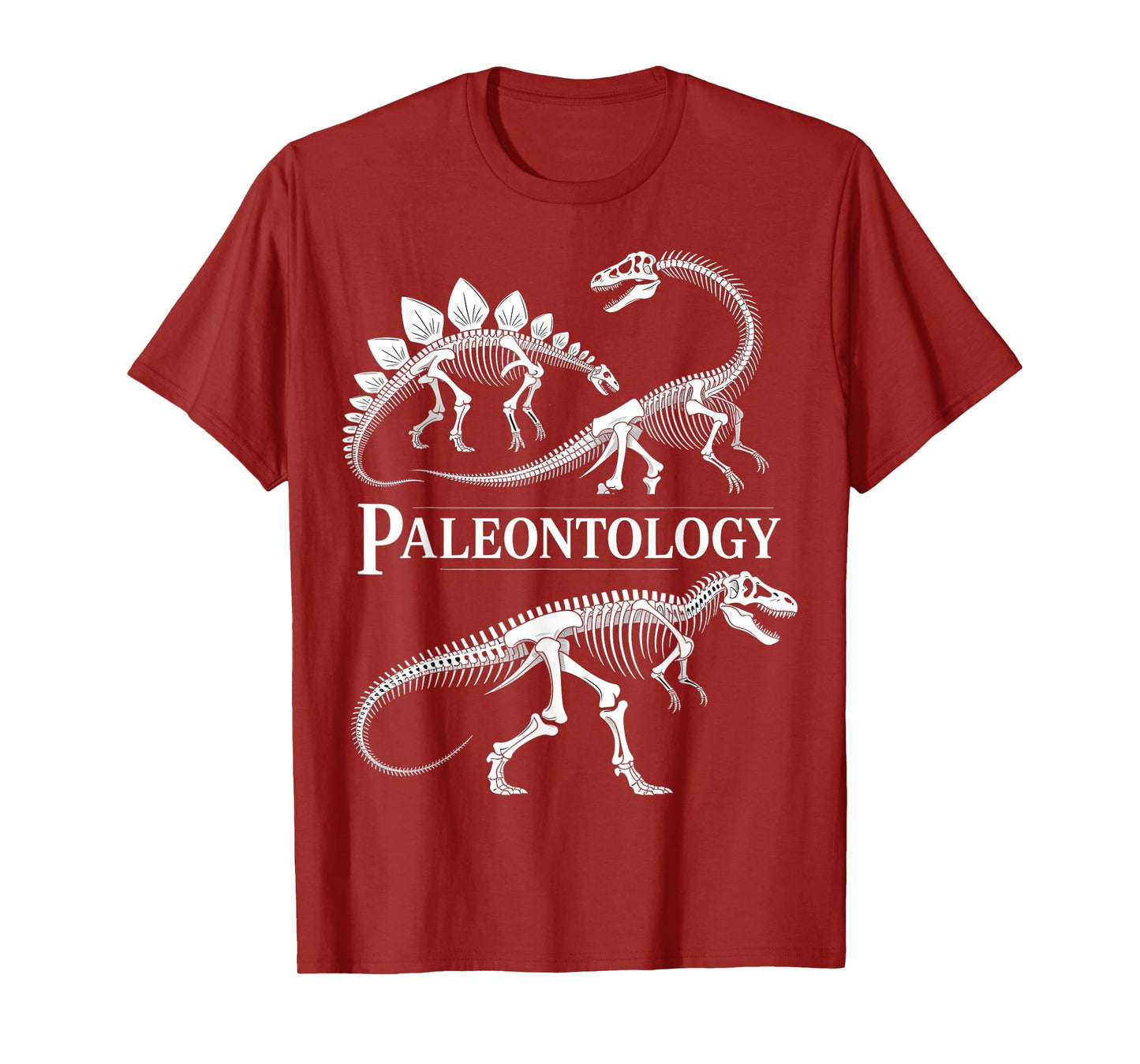 Paleontology Dinosaur Skeleton Fossil Study Science T-Shirt