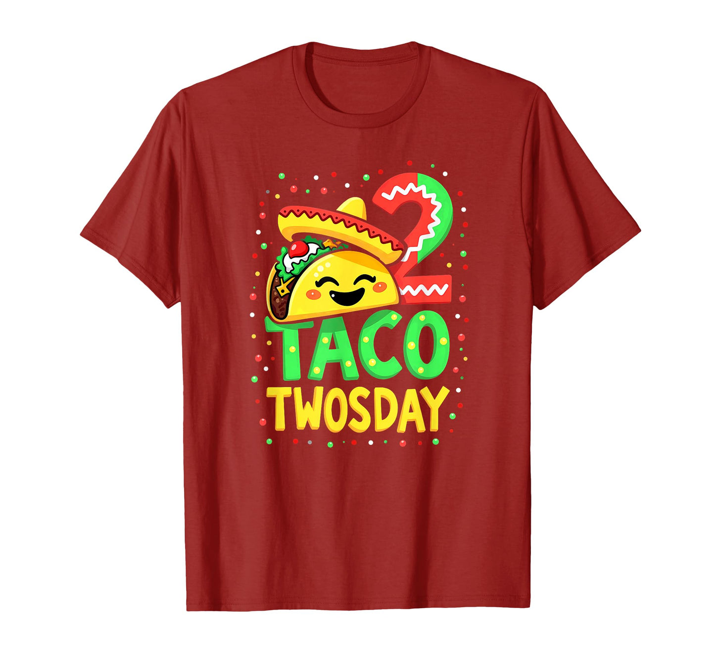 Cinco De Mayo Taco Twosday 2nd Birthday Party T-Shirt