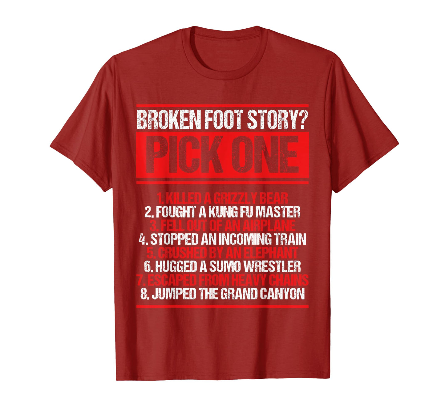 Broken Foot Survivor Funny Broken Foot Recovery Warrior T-Shirt