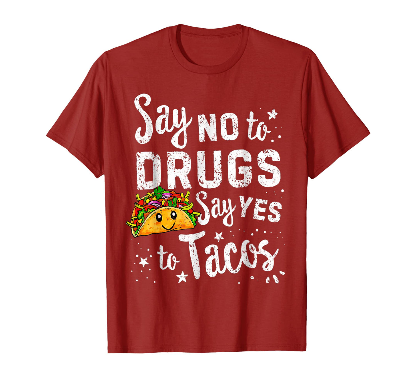 Say Yes To Tacos Say No To Red Ribbon Week Kids Boys Girls T-Shirt