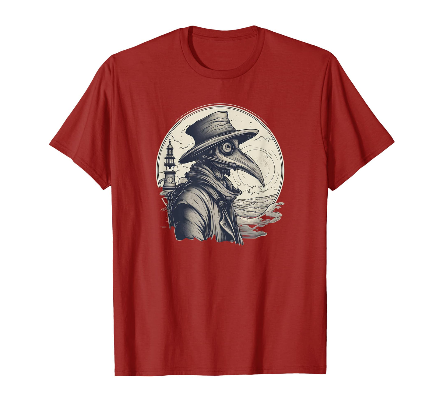 Funny Plague Doctor cool Grunge Style leeches medical T-Shirt