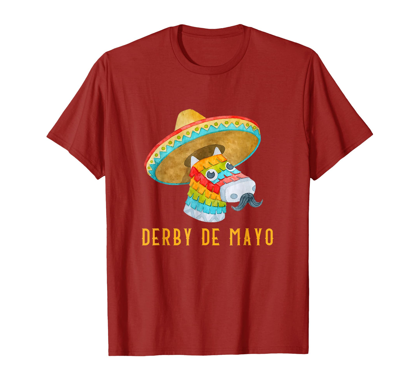 Derby de Mayo Kentucky Horse Race Mexico Pinata Mexican T-Shirt