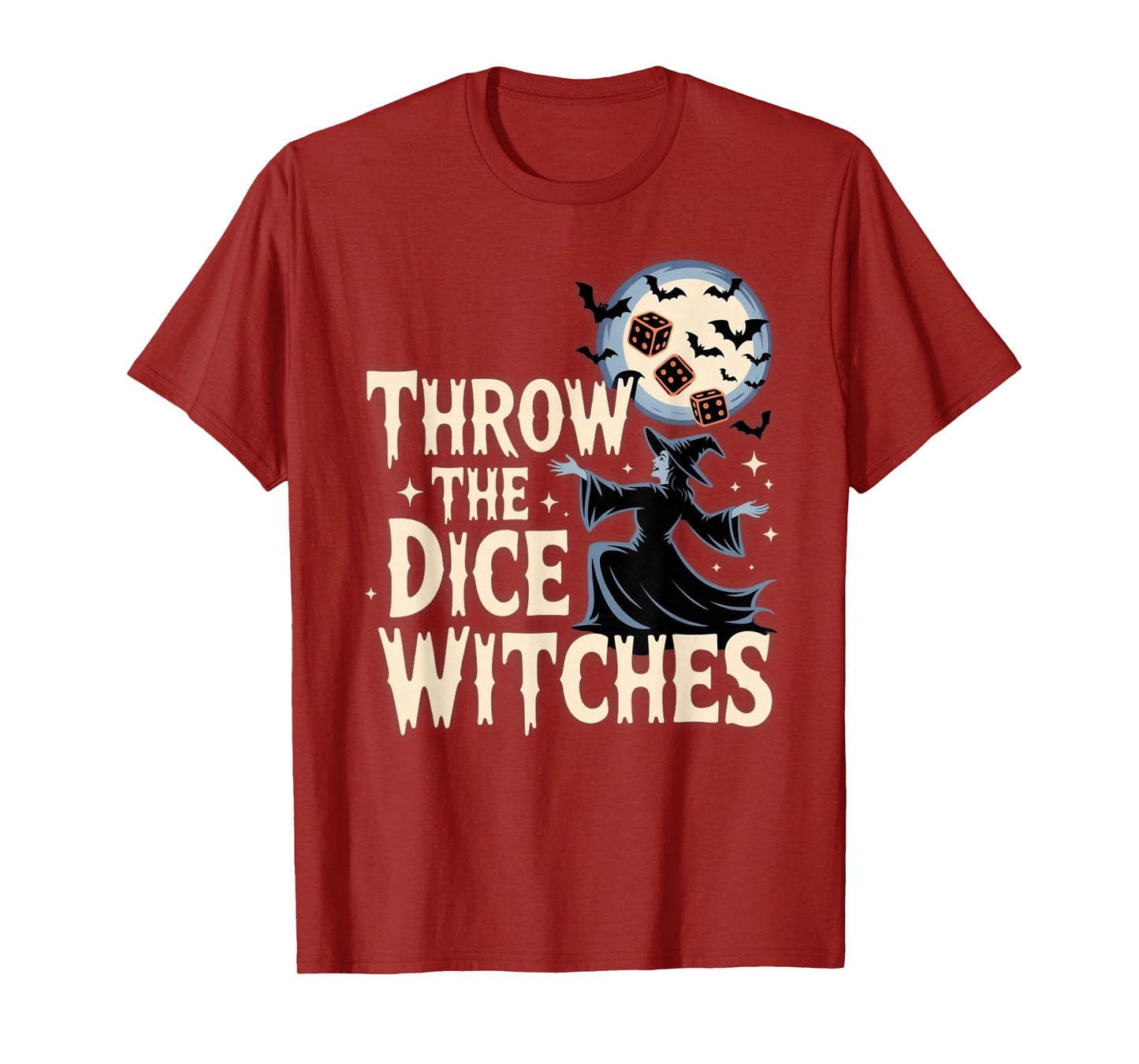 Throw The Dice Witches Bunco Party T-Shirt