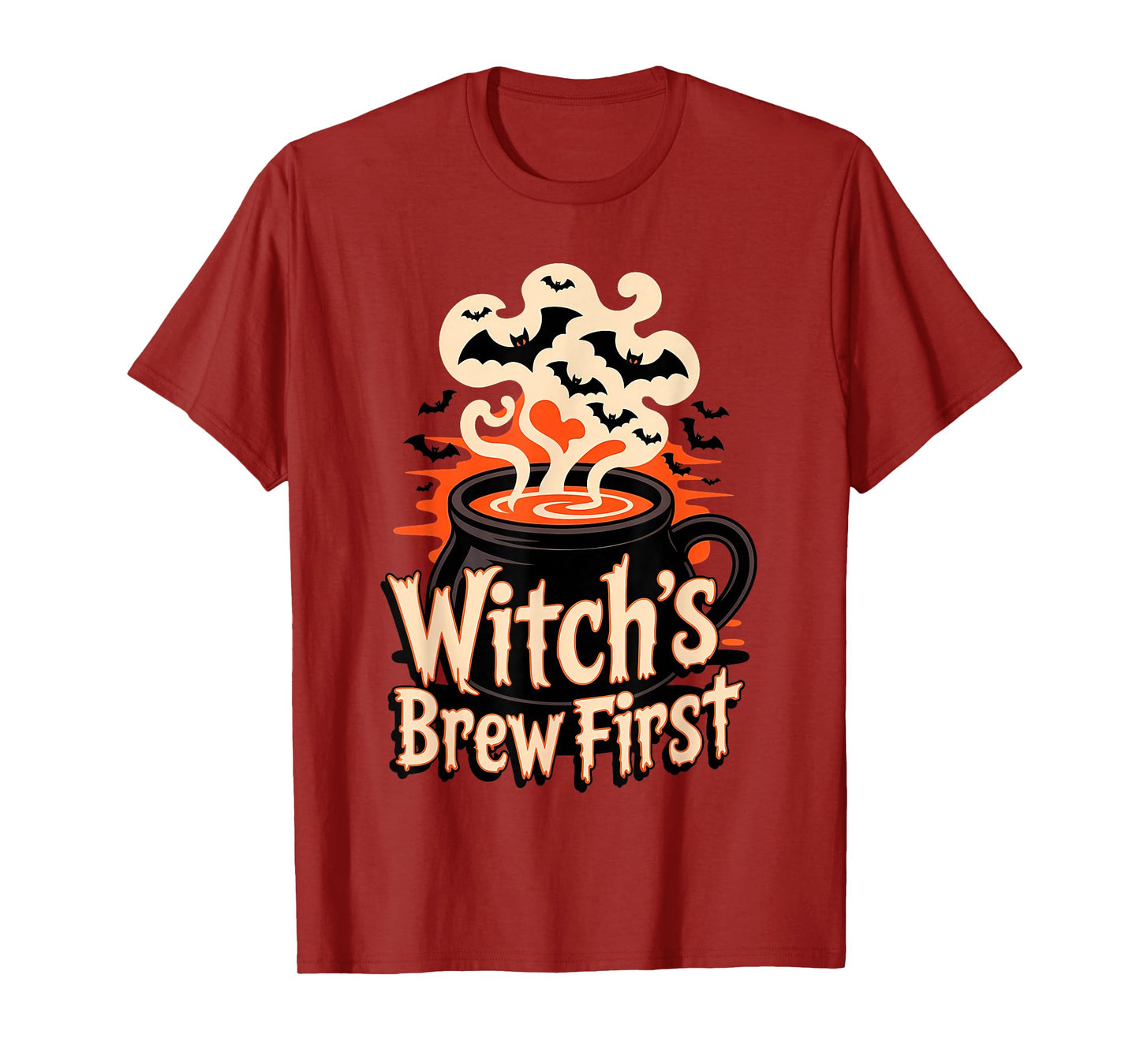 Witch’s Brew First Coffee Witches Halloween T-Shirt