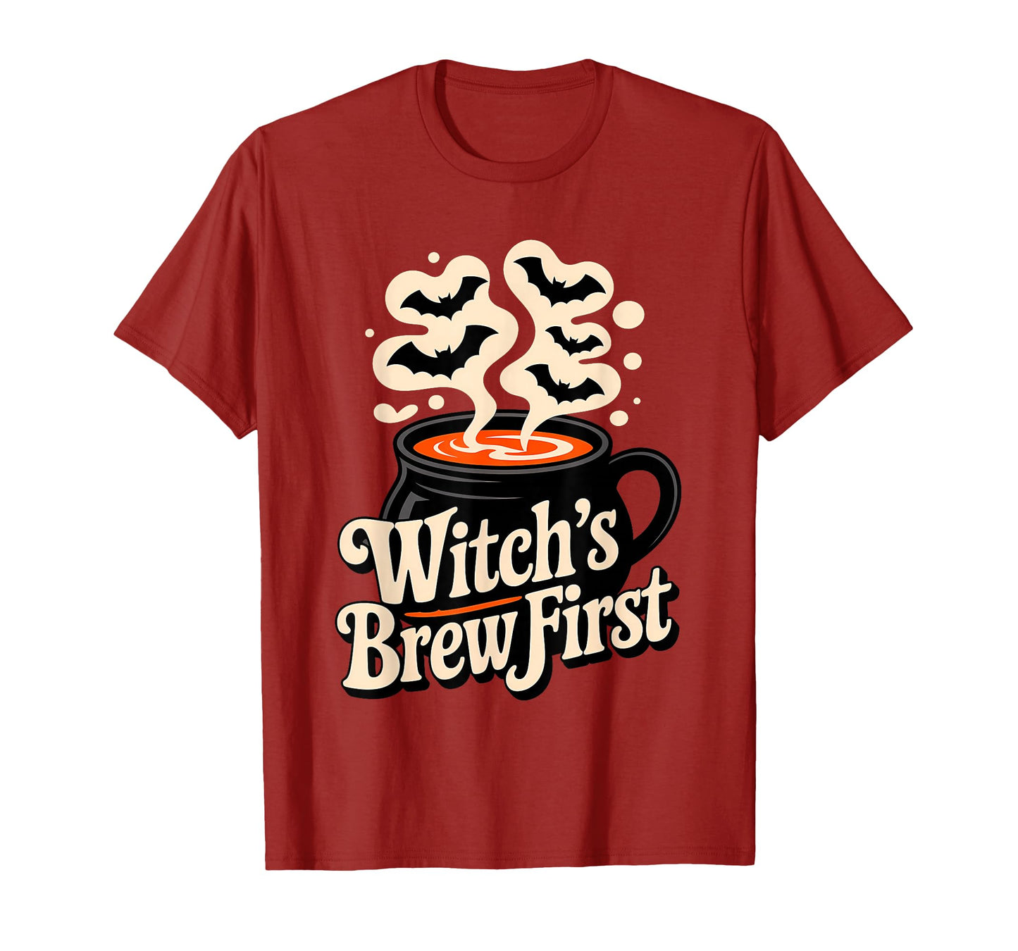 Witch’s Brew First Funny Coffee Witches Halloween T-Shirt