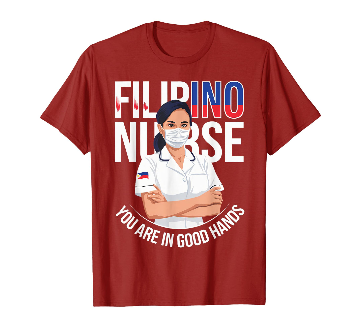 Proud Filipino Nurse Pinoy Heritage Pilipinas Philippines US T-Shirt
