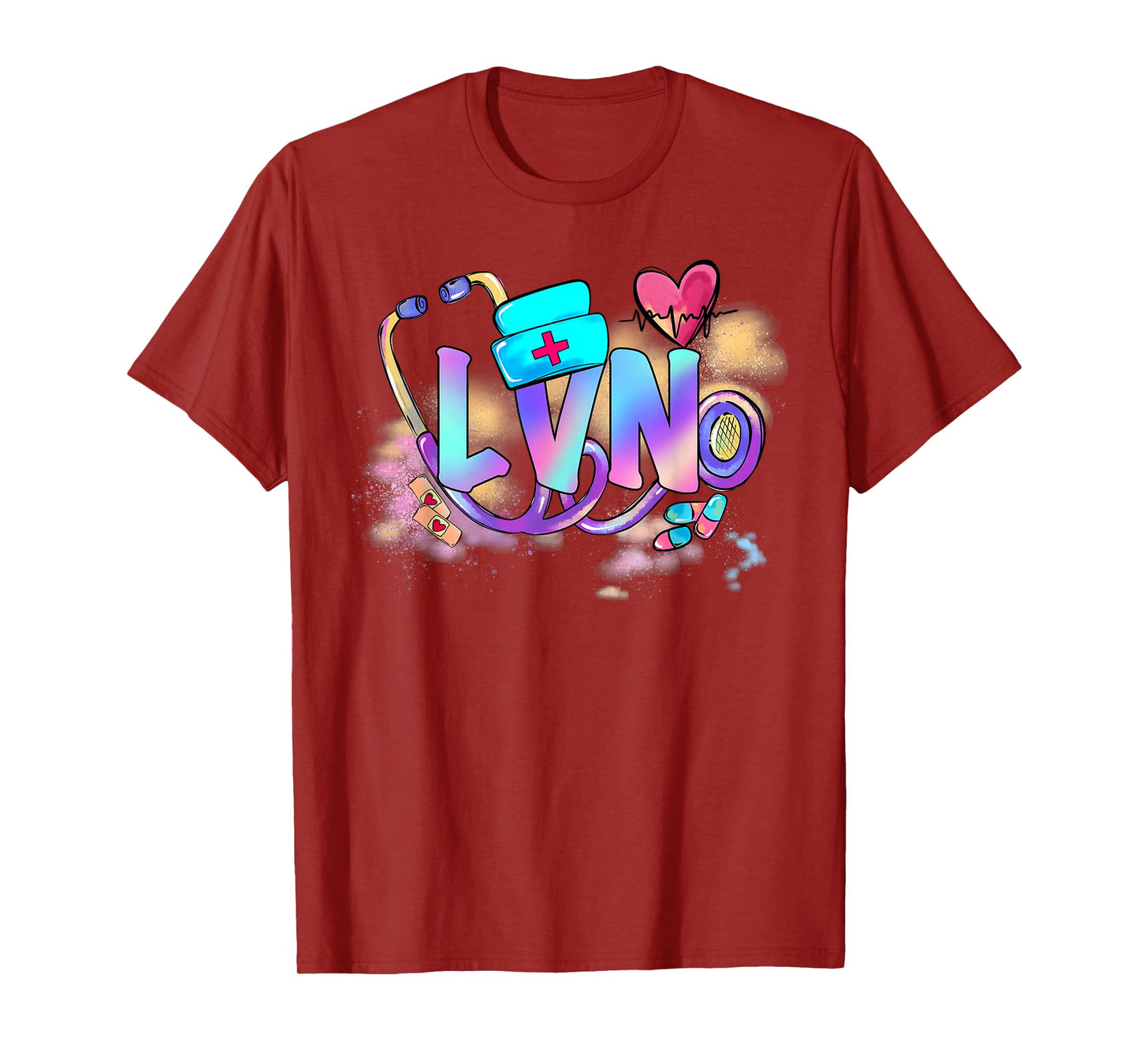 Tie Dye LVN Cute Nurse Day CNA RN Nurse Week Gifts Nursing T-Shirt