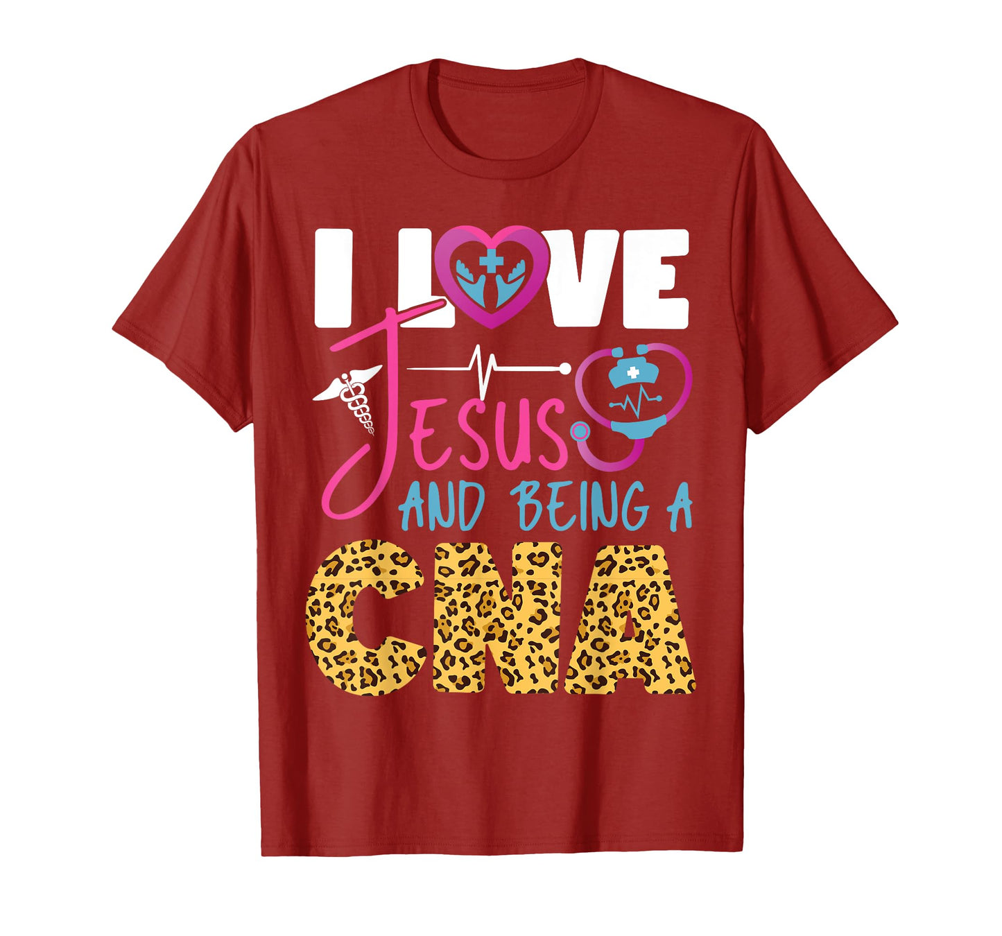 CNA Nurse Certified Nursing Assistant Jesus Faith Christian T-Shirt
