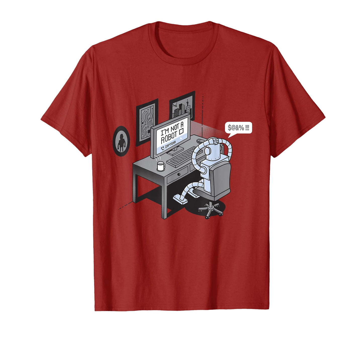 I'm Not a Robot | Funny Computer Pun T-Shirt