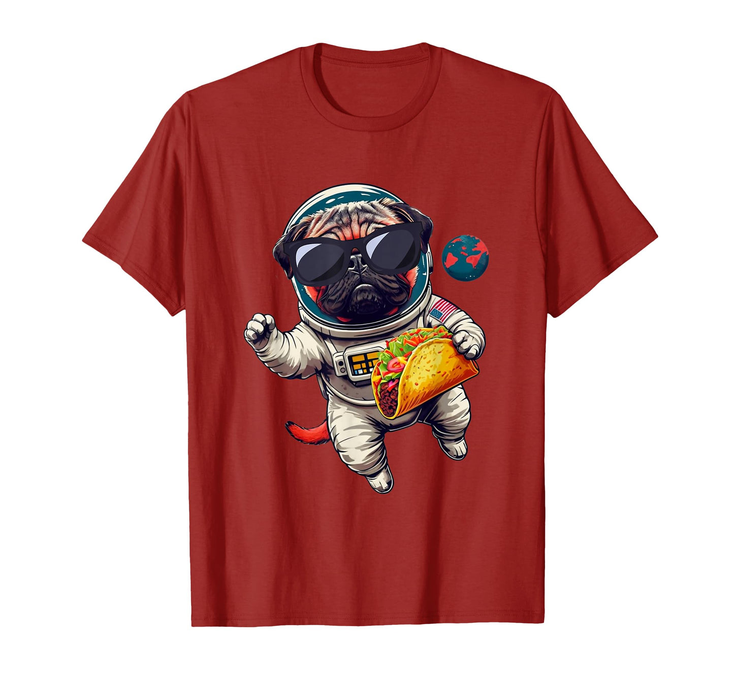 Funny Pug Art For Men Women Kids Animals Dog Lover T-Shirt