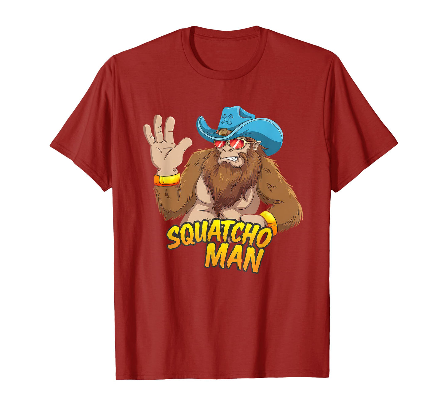 El Squatcho Tshirt Men Women Bigfoot Sasquatch Mexican T-Shirt