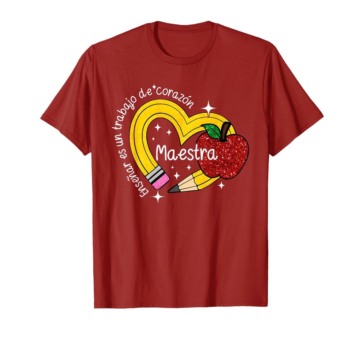 Maestra Spanish Teacher Back To School First Day Of School T-Shirt