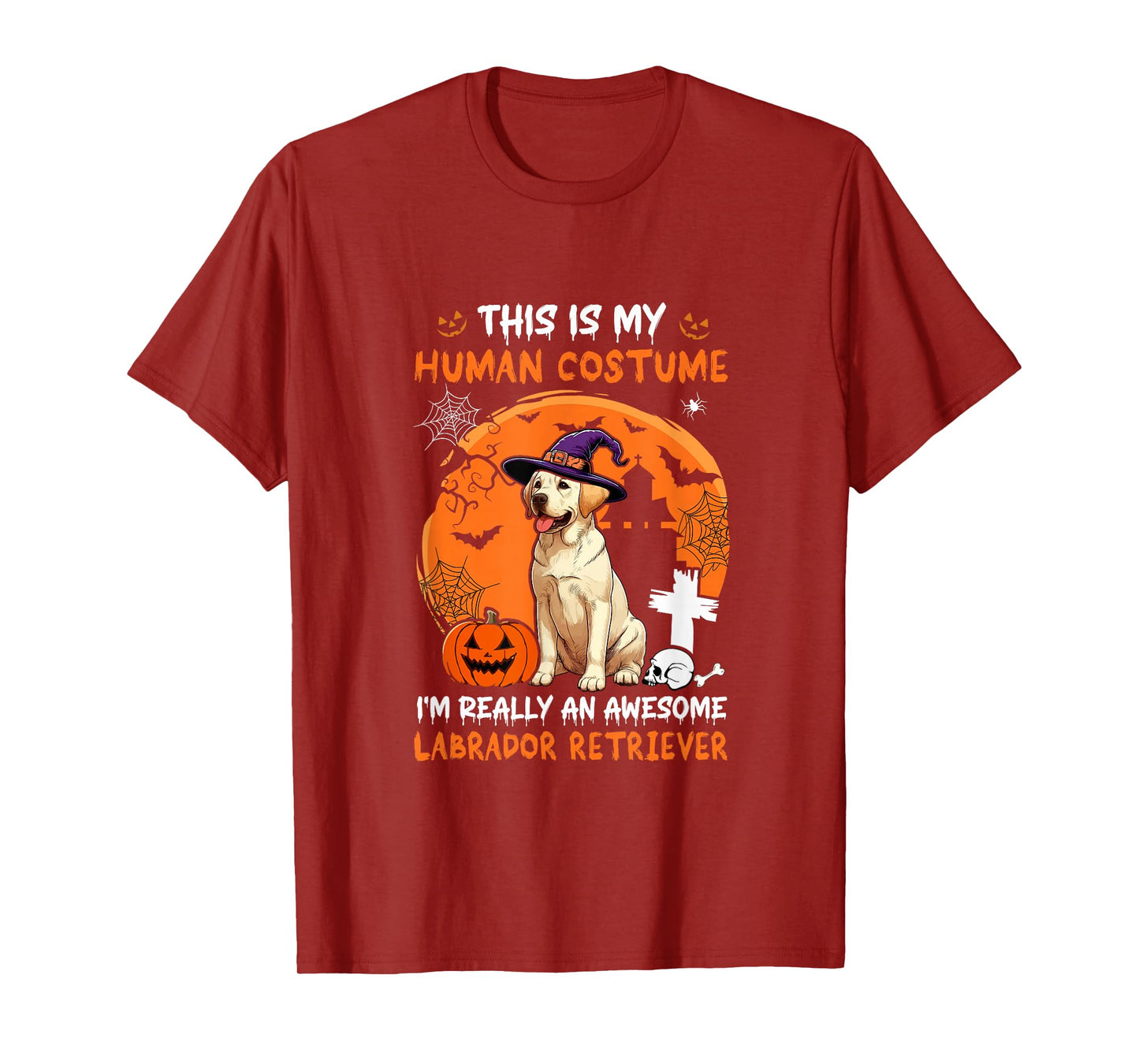 Human Costume Proud Awesome Labrador Retriever Halloween T-Shirt