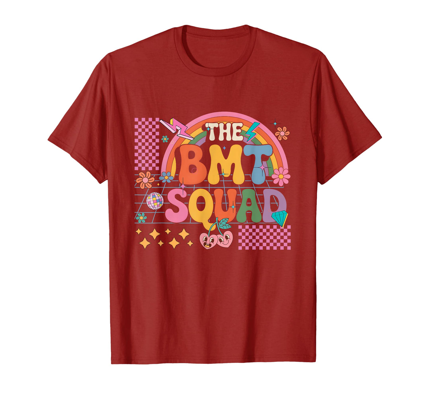 Groovy BMT Squad Bone Marrow Transplant Nurse RN Nursing T-Shirt