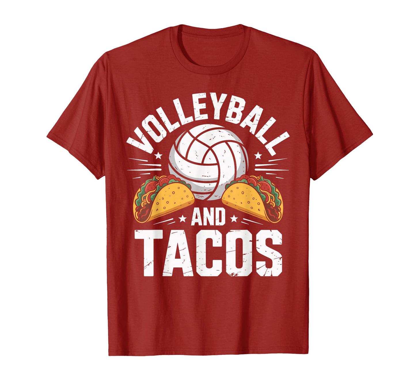 Volleyball And Tacos Funny Volleyball T-Shirt