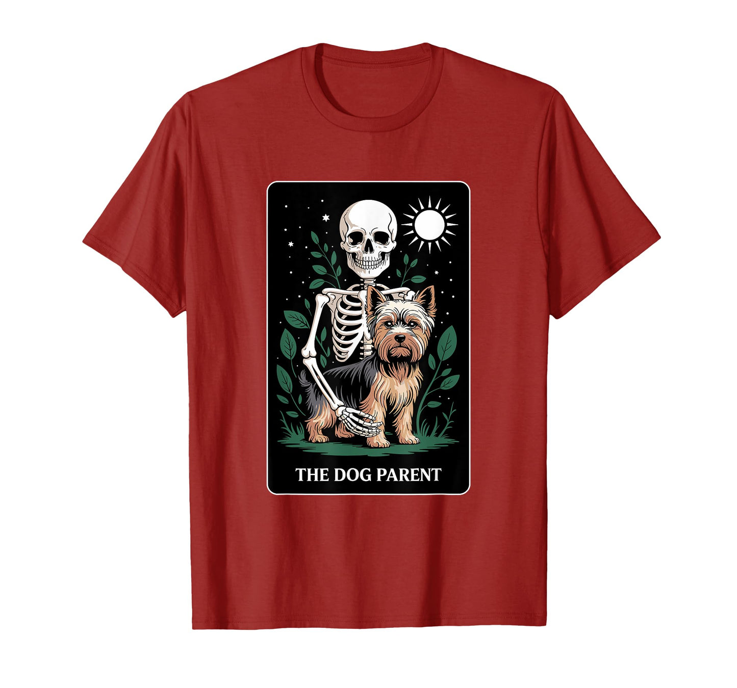 Funny Tarot Dog Parent Yorkshire Terrier T-Shirt