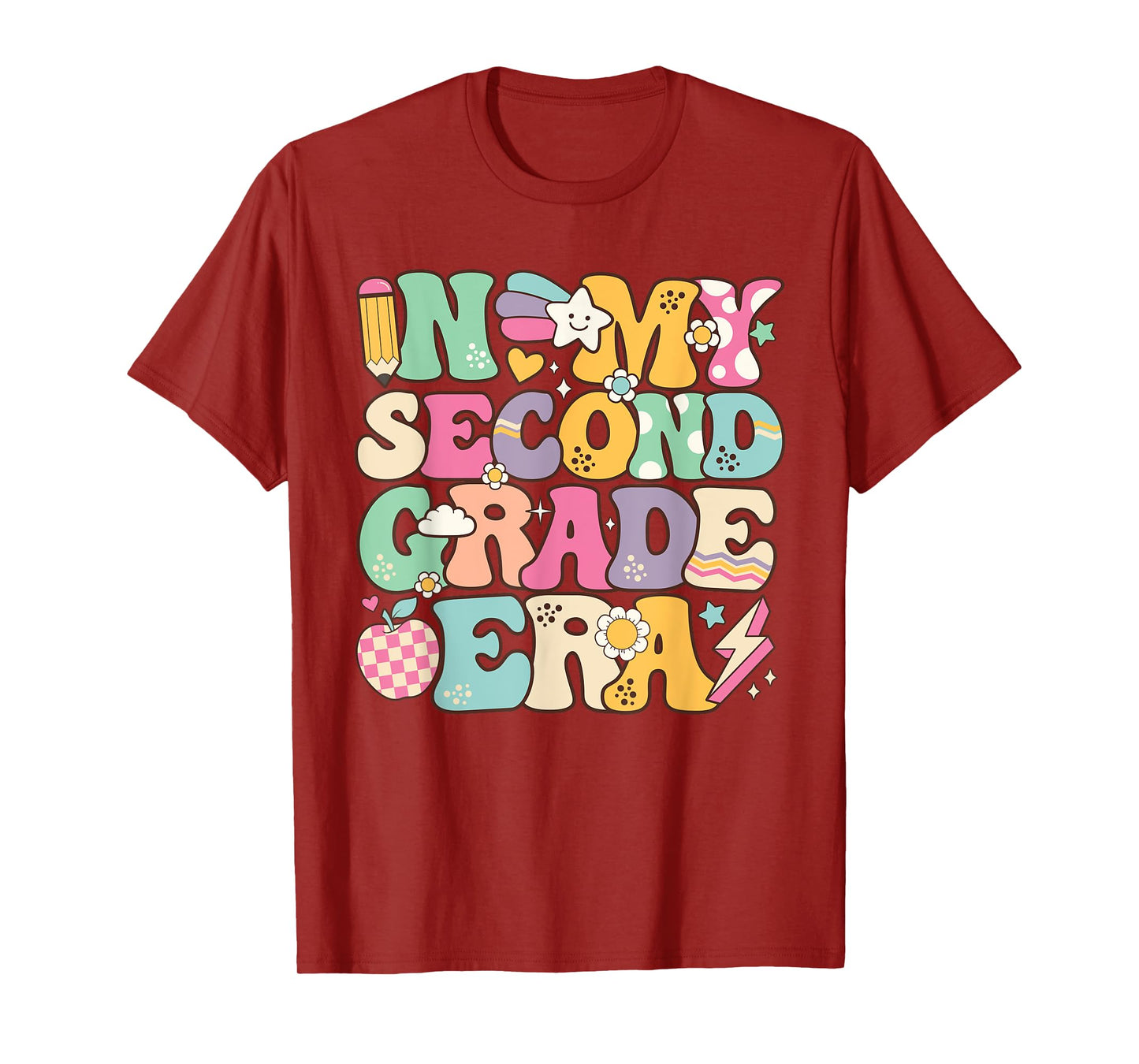 In My Second Grade Era Girl Back To School 2nd Grade Teacher T-Shirt