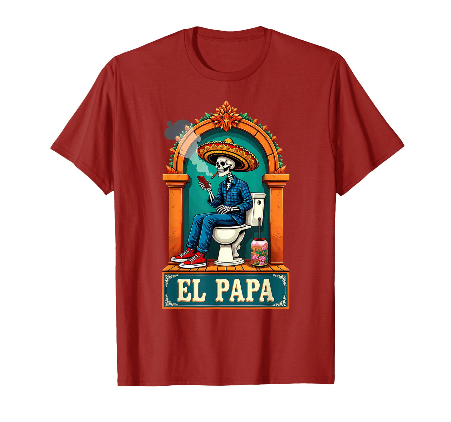 Tarot Card Spanish Mexican Dad El Papa T-Shirt